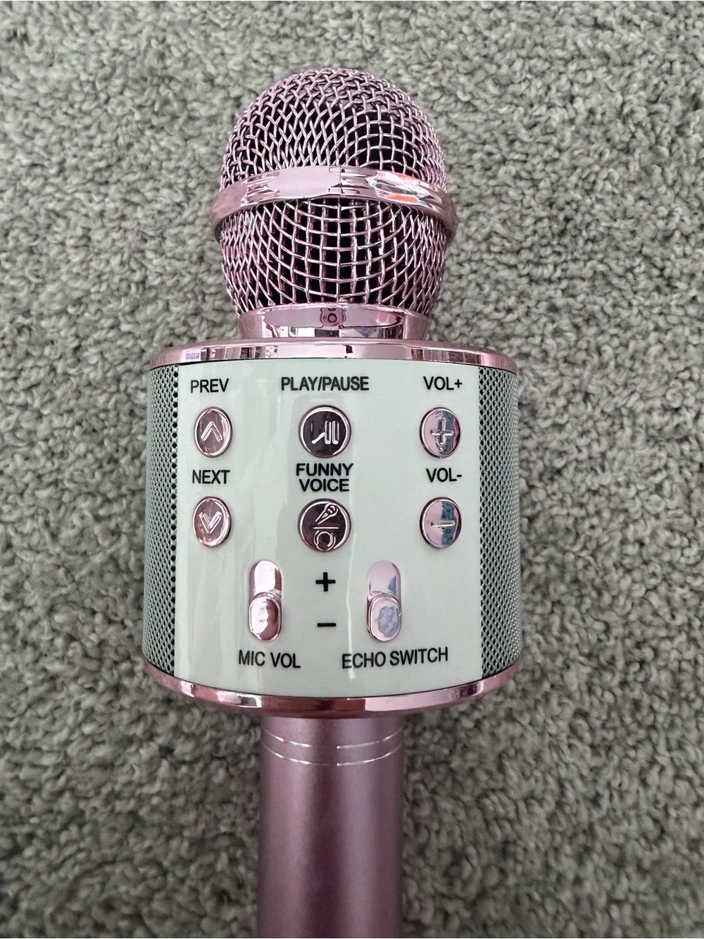Wireless Portable Karaoke Microphone - Pink